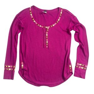 We The Free Fuchsia Long Sleeve Kids Tee